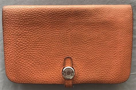 hermes dogon wallet black & orange|hermes dogon wallet authentic.